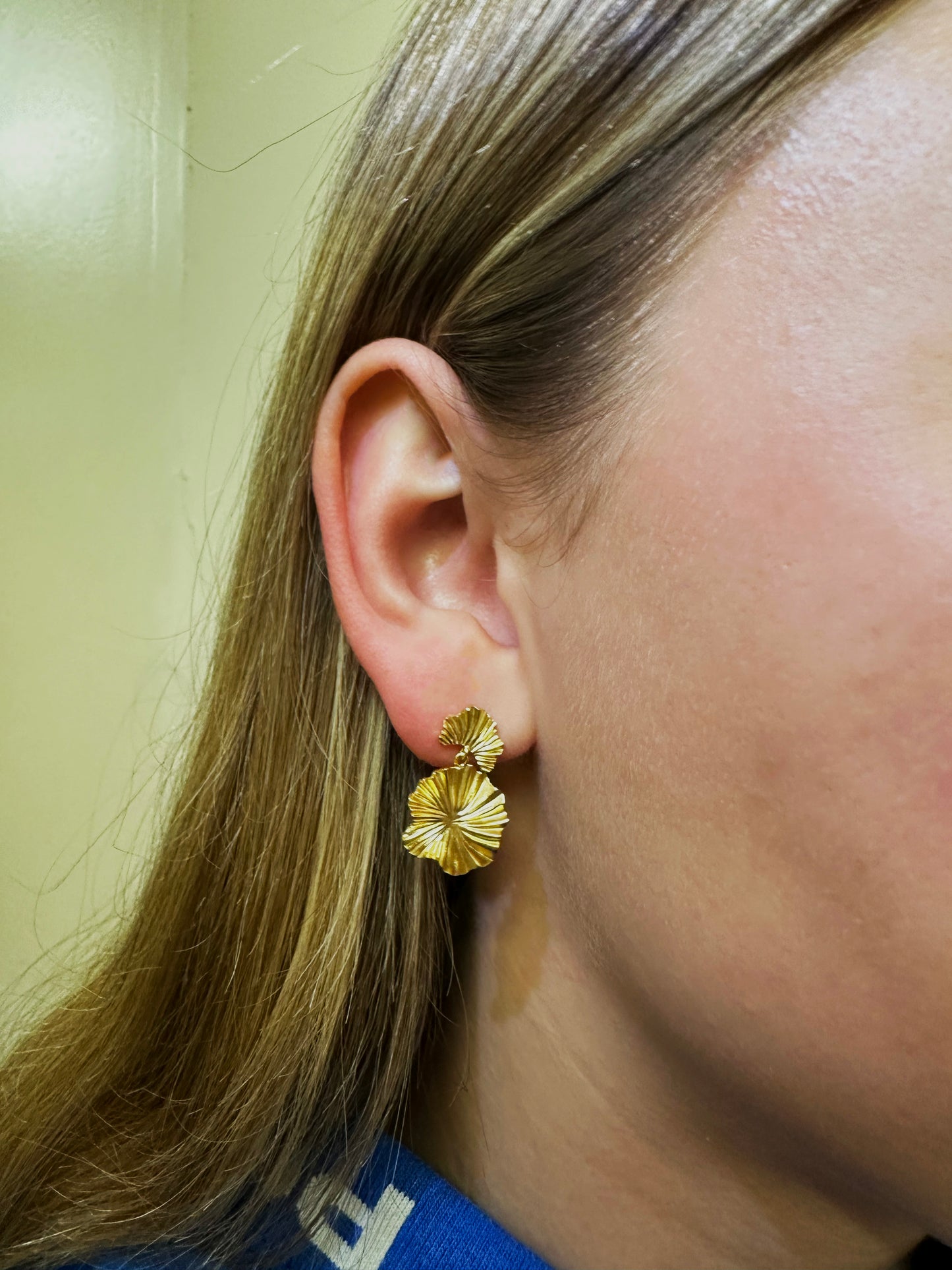 The 'Catherine' Lotus Leaf Earrings